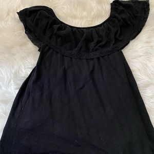 Black Off the Shoulder Top